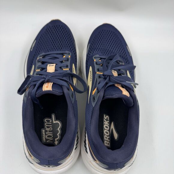 Brooks Adrenaline GTS 23 Women's Size 9 Running Shoes Peacoat/Peach - Picture 10 of 12